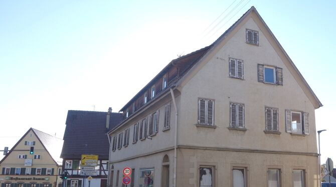 Nach über 20 Jahren Leerstand ist wohl ein Käufer für das Mössinger Kaufmannshaus gefunden – moderne Wohnungen im Zentrum sollen