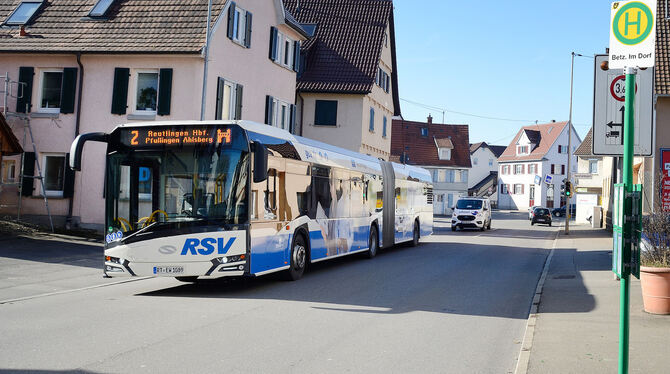 Ein Bus in Reutlingen.