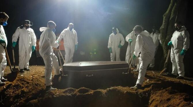 Corona-Tote in Brasilien Corona-Tote in Brasilien