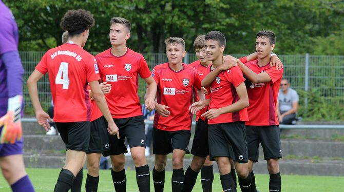Die B-Junioren des SSV Reutlingen gehen als absoluter Underdog in die neue Bundesliga-Saison und wollen positiv überraschen. FOT