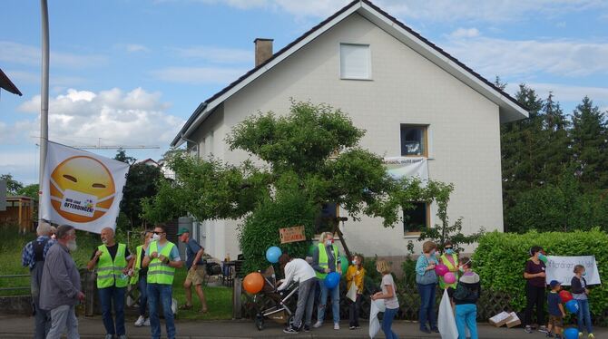 Querdenken-Gegendemonstration in Ofterdingen