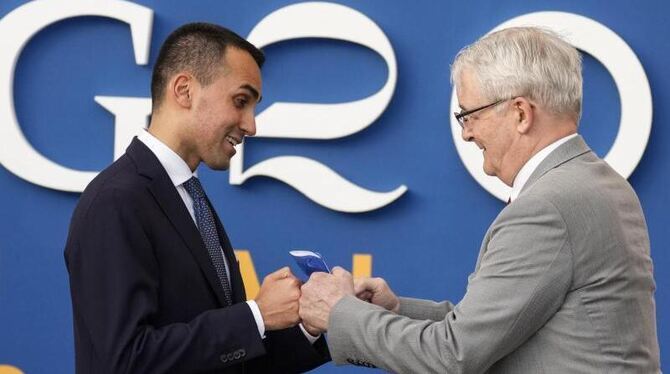 Luigi Di Maio und Marc Garnea Luigi Di Maio und Marc Garnea