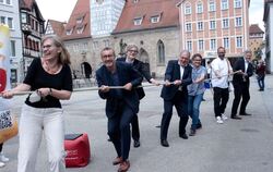 Die Akteure des »Reutlinger Sommers« ziehen an einem Strang (von links): Anke Bächtiger (Kulturamt), Peter Wilke (Amt für Wirtsc