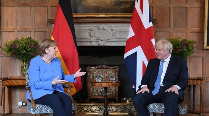 Bundeskanzlerin Merkel zu Besuch in Großbritannien