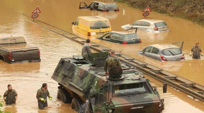 Unwetter-Folgen in Nordrhein-Westfalen