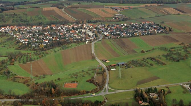 Umringt von sattem Grün, könnte Reicheneck bald noch grüner werden: Wenn ihm der Wandel zum Bioenergiedorf glückt.  FOTO: GROHE