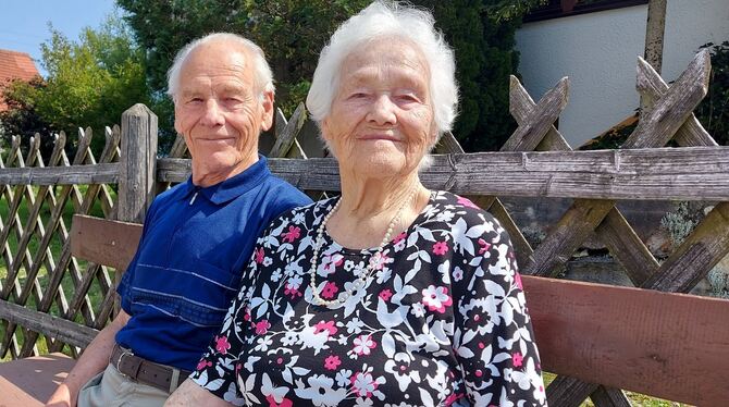 Erich und Luise Herrmann sind seit 70 Jahren verheiratet. Heute, am 24. Juli, feiern die beiden Genkinger ihre Gnadenhochzeit.