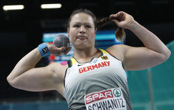  Christina Schwanitz fehlt in ihrer Karriere nur olympisches Edelmetall.  FOTO: VOJINOVIC/DPA