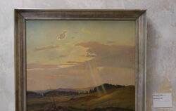 Walter Strich-Chapells Ölgemälde »Schwäbische Alb« ist wie die meisten anderen Bilder der Sonderausstellung im Albmaler-Museum i