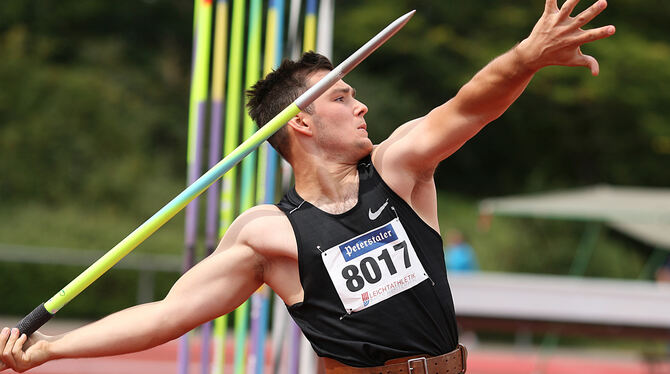 Bärenstark: Julian Fundel von der LG Eningen-Reutlingen.