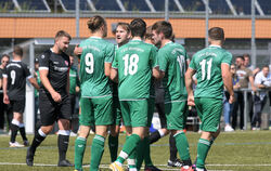 Die Mannschaft des TSV Eningen in den grünen Trikots.
