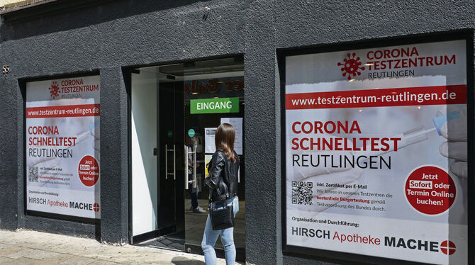 Das Testzentrum der »Hirsch Apotheke Mache« in der Wilhelmstraße soll weiter in Betrieb bleiben.