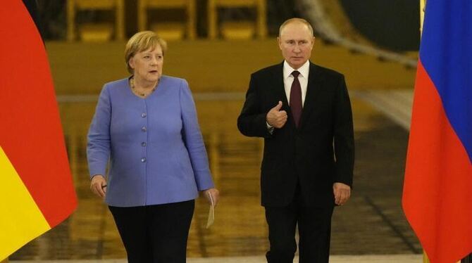 Bundeskanzlerin Merkel in Russland