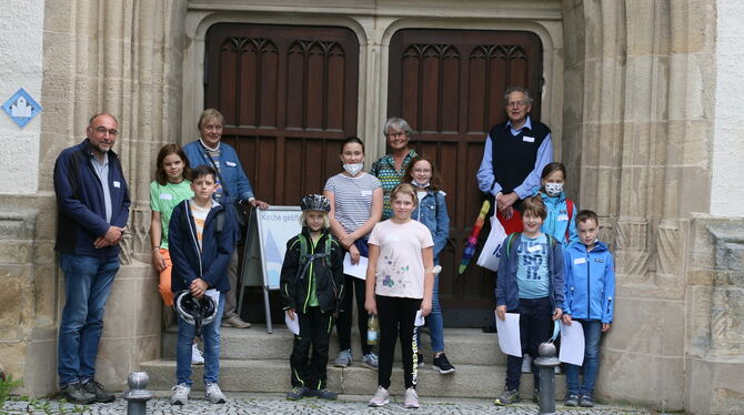 Gemeinsames Ferienprogramm des Metzinger Arbeitskreises Stadtgeschichte und des Freundeskreises zur Erhaltung der Martinskirche.