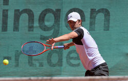 Tim Handel vom TC Markwasen Reutlingen lässt auf der ITF-Turnierserie aufhorchen.  FOTO: BAUR  