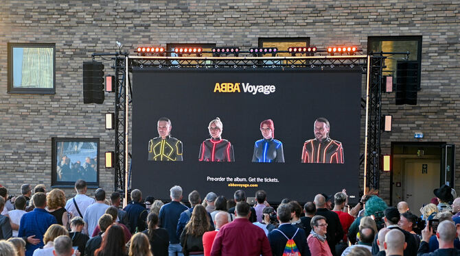 Beim Abba-Event »Abba Voyage« im Hotel »nhow Berlin« wird vor Fans ein neues Album und eine Hologramm-Show der Band Abba angekün