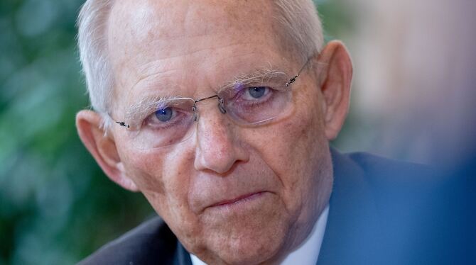 Wolfgang Schäuble erklärt seine politische Zukunftsvision.  ARCHIVFOTO: NIETFELD/DPA