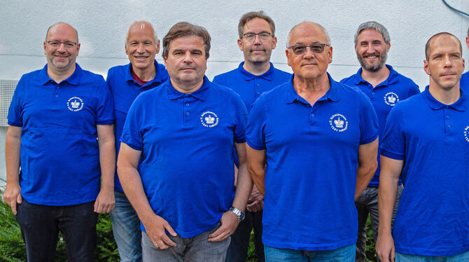 Der Vorstand des Schachvereins im Festjahr 2021 (von links): Oliver Breitschaedel (Pressewart), Peter Ziese (Senioren-Bevollmäch