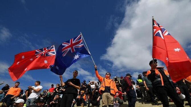 Coronavirus - Proteste gegen Impfungen in Australien Coronavirus - Proteste gegen Impfungen in Australien