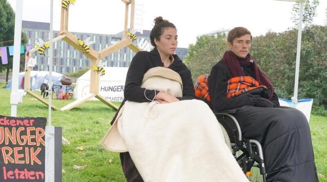 Hungerstreik zweier Klimaaktivisten in Berlin