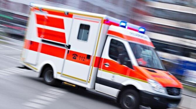 Ein Rettungswagen.