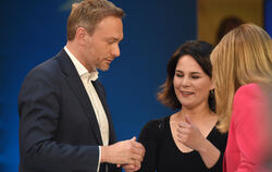 Christian Lindner von der FDP und Annalena Baerbock von den Grünen: Beide können sich vorstellen, in einer neuen Regierung mitzu