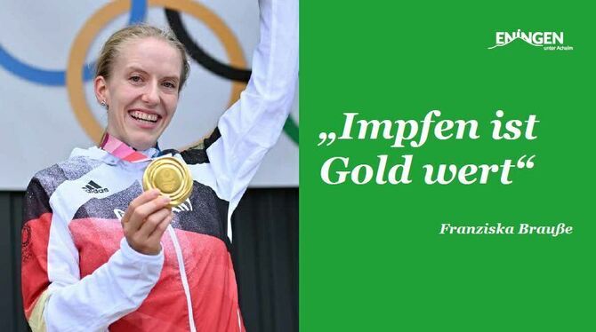 Eningens Goldmarie: Olympiasiegerin Franziska Brauße.