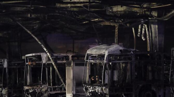 Brand im Busdepot Brand im Busdepot