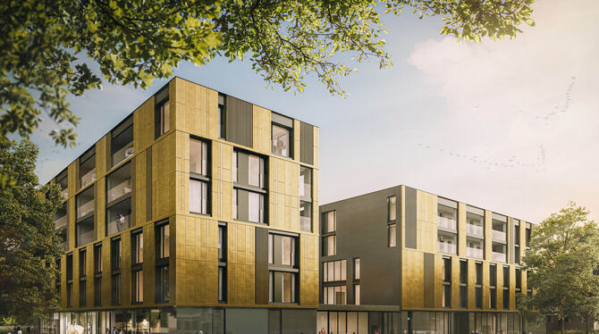 Rund 400 Menschen sollen im neuen Quartier leben. VISUALISIERUNG: SCHWILLE+ ARCHITEKTEN Rund 400 Menschen sollen im neuen Quartier leben. VISUALISIERUNG: SCHWILLE+ ARCHITEKTEN