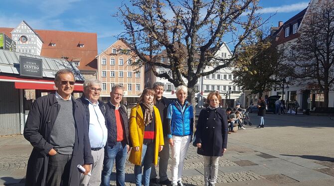Die CDU-Fraktion macht sich Sorgen um die Reutlinger Innenstadt: Fritz Haux, Wolfgang Göbel, Udo Weinmann, Gabriele Gaiser, Fran
