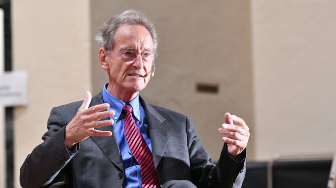 Bernhard Schlink bei der Weltethos-Rede.