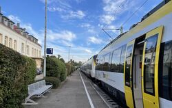 Ein Zug der Abellio Rail steht am Bahnsteig in Metzingen. Am Freitagabend vor einer Woche wollte der 21-jährige Nana Gyebi von h