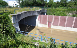 Im Sommer ist der Dußlinger Tunnel beim Starkregen geflutet worden.  FOTO: PIETH