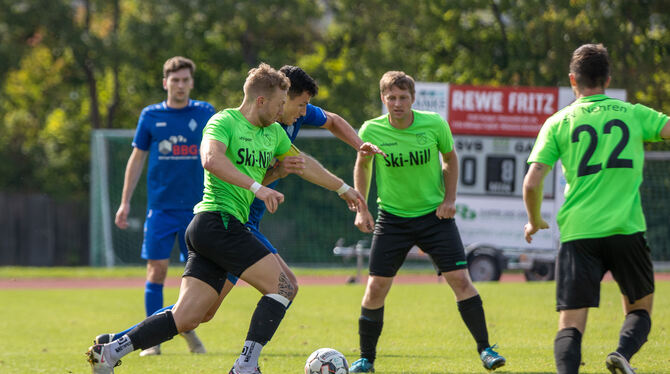 Marco Binder traf beim Nehrener 5:1 gegen Tuttlingen doppelt. FOTO: DROFITSCH/EIBNER
