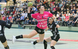 Macht ihr bisher bestes Saisonspiel: TuS-Rückraumspielerin Katarina Pandza (Mitte) kommt auf sieben Treffer.  