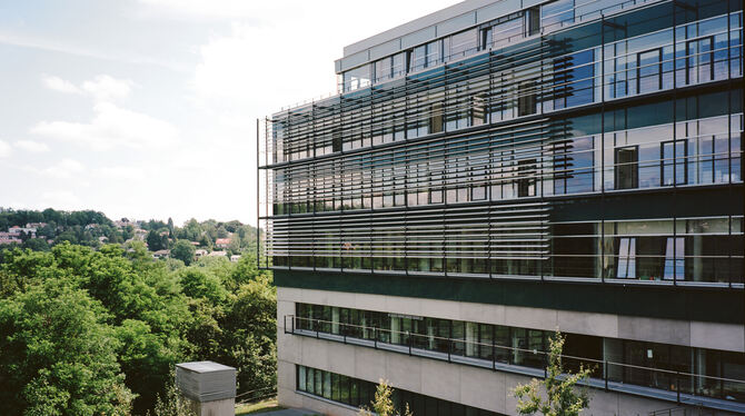 Innerhalb von 20 Jahren gewaltig gewachsen: Das Tübinger Hertie-Institut für klinische Hirnforschung. FOTO: ZAPATKA/HIH Innerhalb von 20 Jahren gewaltig gewachsen: Das Tübinger Hertie-Institut für klinische Hirnforschung. FOTO: ZAPATKA/HIH