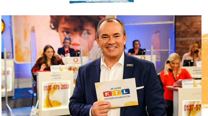 Wolfram Kons moderiert seit Jahrzehnten den RTL-Spendenmarathon.