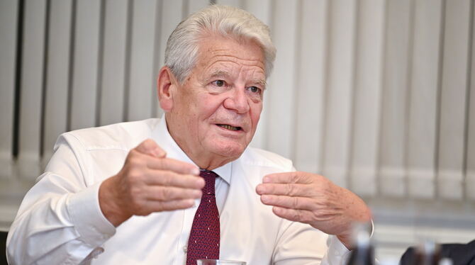 Altbundespräsident Joachim Gauck philosophiert über Neusprech, kämpferische Toleranz und die Angst vieler Menschen vor der Moder