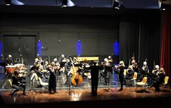 Das Kammerorchester Metzingen mit Dirigent Oliver Bensch in der Stadthalle.