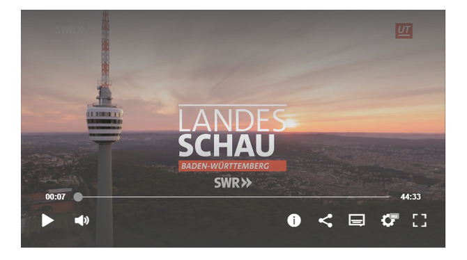 Das Anfangsbild der SWR-Landesschau.