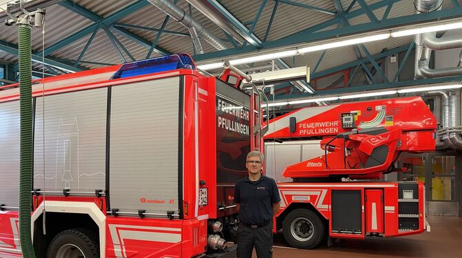 Dietmar Rall ist seit 2012 Feuerwehrkommandant in Pfullingen und erlebt mit, wie sich Arbeit und Einsätze in den vergangenen Ja