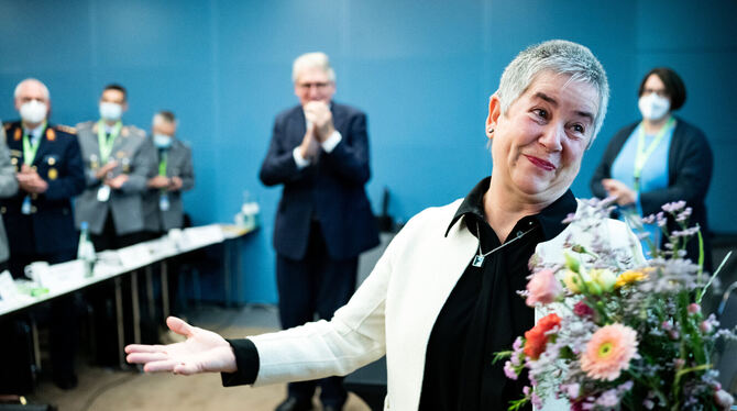 Irme Stetter-Karp, die neue Präsidentin des Zentralkomitees der deutschen Katholiken (ZdK).  FOTO: JUTRCZENKA/DPA