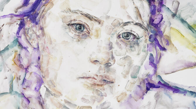 Elizabeth Peyton: »Greta«, in der Ausstellung »Close-up«. Elizabeth Peyton: »Greta«, in der Ausstellung »Close-up«. FOTO: PEYTON/GLADSTONE