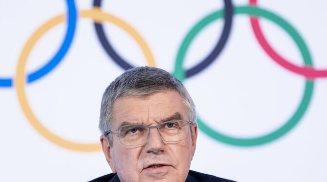 IOC-Präsident Thomas Bach  FOTO: BOTT/DPA