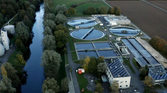 Das Tübinger Klärwerk.
