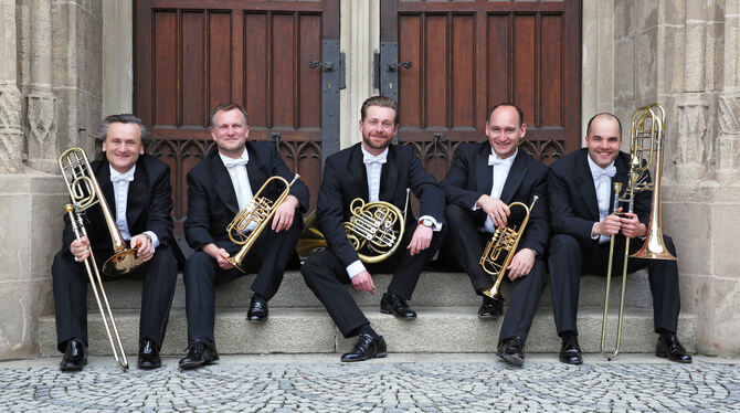 Das Bläserquintett der Württembergischen Philharmonie Reutlingen spielt am 9. Januar in der Eninger Andreaskirche.