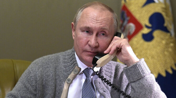 Der russische Präsident Wladimir Putin hätte von der Nato gerne Sicherheitsgarantien. FOTO: NIKOLSKY/DPA