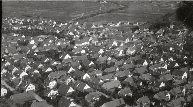 Ortsansicht aus den 1950er-Jahren: Wie mag wohl diese Siedlung heißen?