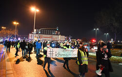 Impfgegner und -skeptiker demonstrierten auch am Samstag wieder in der Reutlinger Innenstadt.  FOTO: PIETH