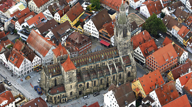 Blick auf die Reutlinger Marienkirche.